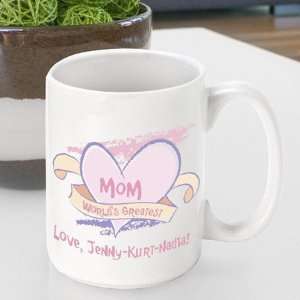  Personalized Mothers Day Worlds Greatest Mom Coffee Mug 