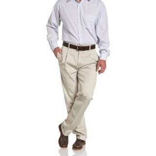 Nautica Mens Sportswear True Khaki Pleated Cuffed Pant