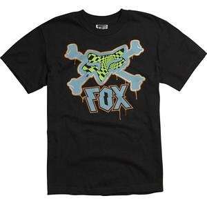  Fox Racing Youth Hawkeye T Shirt   Youth Medium/Black 
