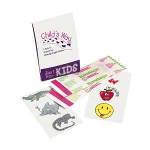Promotional Kids Fun Pocket Pack with Tattoos and Bandages (500 