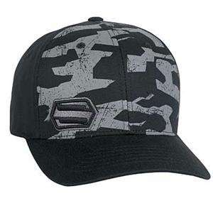  Shift Racing Camo Flex Fit Hat   Large/X Large/Black 