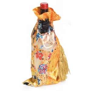  Pack of 6 Gustav Klimt Art Wine Bottle Gift Bags   The 