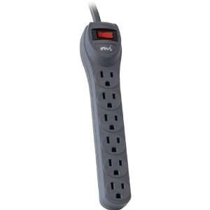  Micro Innovations 6 Outlet 180J Surge Protector 