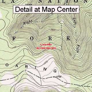   Map   Laneville, West Virginia (Folded/Waterproof)
