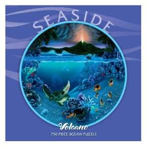  750 Piece Seaside Round Puzzle Toys & Games
