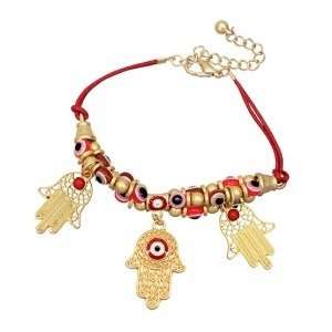 Fashion Jewelry Desinger Inspired Evil Eye and Hamsa Symbol Bracelet