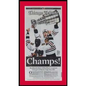  Chicago Blackhawks   Stanley Cup 2010   FP Champs   Wood 
