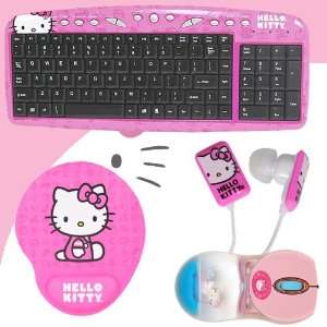 with Hot Keys #90309K (Pink) + Hello Kitty Bathtub Liquid Mouse #81409 