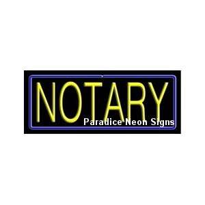  Notary Neon Sign 13 x 3