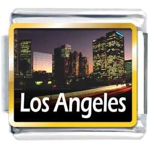   Golden Italian Charm Plated Travel Los Angeles Photo Pugster Jewelry
