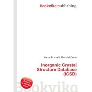  Inorganic Crystal Structure Database (ICSD) Ronald Cohn 