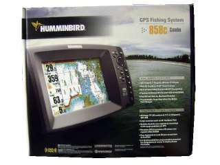 HUMMINBIRD 858C COMBO SONAR/GPS COLOR 407810 1 NEW    
