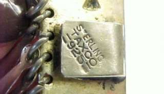 VINTAGE TAXCO Sterling Silver Link Bracelet ~ 7 1/4  