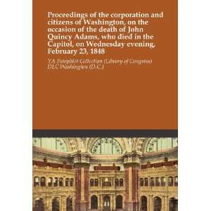 Proceedings of the corporation and citizens of Washington 
