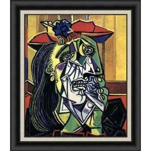  Weeping Woman by Pablo Picasso   Framed Artwork