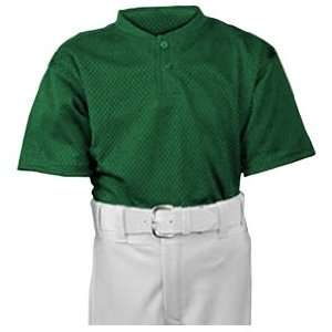 ALL STAR Youth 2 Button Mesh Custom Baseball Jerseys DG   DARK GREEN 