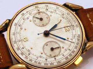 Vintage Girard Perregaux Chronograph, new old stock gold filled case 
