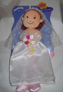 Wedding Bridal Doll Soft Plush Rag by Dreamtastic  
