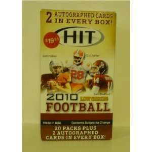  2010 Sage Hit Low Series Football Retail Box Sports 