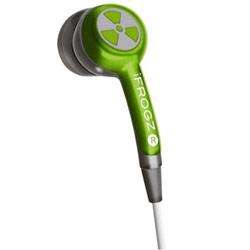 iFrogz Ear Pollution D33 Green Earbuds  