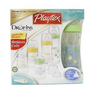 Playtex Baby Drop Ins. Premium Decorated Nurser Gift Set