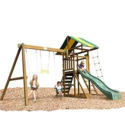 Franklin Series Swing Set with Rope Accessories  