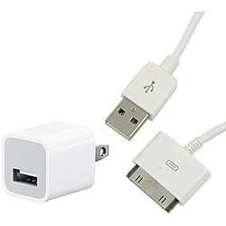 Apple OEM iPod/iPhone USB Power Adapter/ Data Cable  