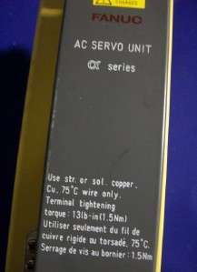 FANUC LTD AC SERVO AMPLIFIER UNIT A06B 6089 H209 D  