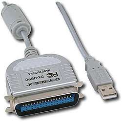 Dynex USB to Parallel Converter Printer Cable (Refurbished 