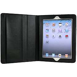 Slim Fit Black Faux Leather Apple iPad 2 Case  