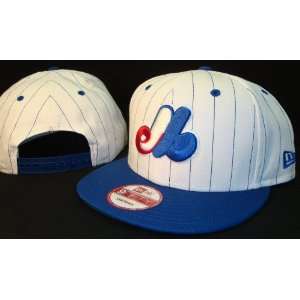 Montreal Expos White & Blue New Era Adjustable Snap Back Baseball Cap 