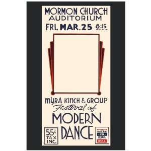 Poster.  Festival of modern dance  Poster. Decor with Unusual images 