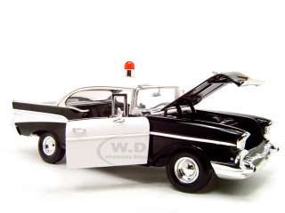 1957 CHEVROLET BEL AIR UNMARKED POLICE CAR 118 ERTL  