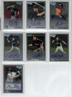   Seattle Mariners Complete Team Set W/Autos 26 Cards, BV $177  