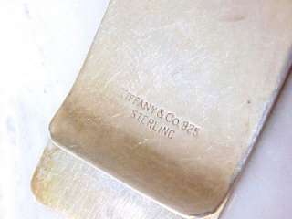 TIFFANY & CO. Vintage Sterling Silver Money Clip  
