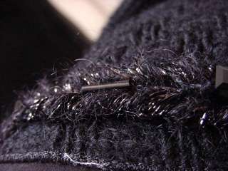 LOUIS VUITTON Jacket 3/4 Sleeve Wrap Bead Detail 8 MINT  