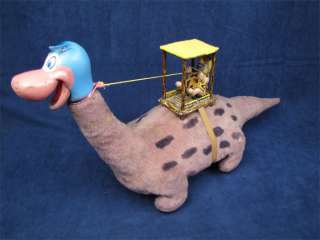 Marx Fred Flintstone Dino Dinosaur Battery Operated Toy  