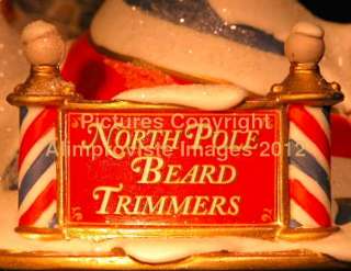 Dept 56 NORTH POLE BEARD TRIMMERS 56.56958 NEW MinT  
