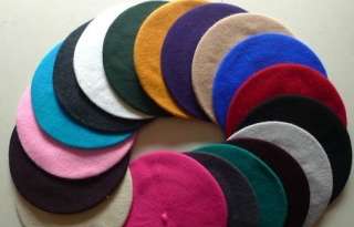 1x Hot  Fashion Multi Color Warm Wool Berets Cap Hat