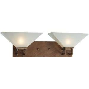 Nuvo Lighting 60/4402 Two Light Ratio Wall Sconce with Frosted Glass 