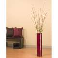 Ivory Florets with 25 inch Bamboo Floor Vase 