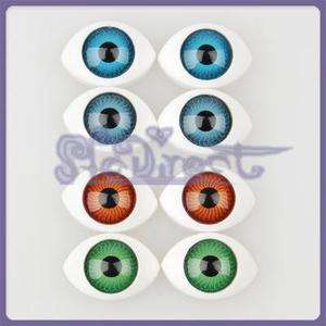 Lot 4 Color Oval Hollow Eyes Eyeball Fit Dollfie Doll  