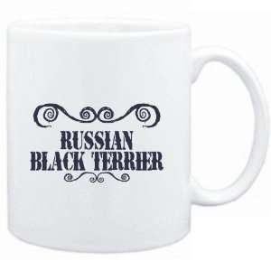 Mug White  Russian Black Terrier   ORNAMENTS / URBAN 