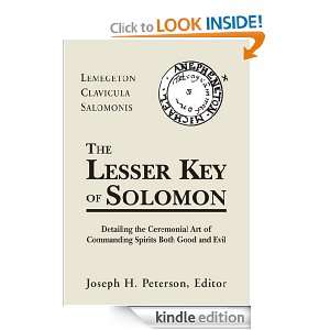 The Lesser Key of Solomon Joseph H. Peterson  Kindle 
