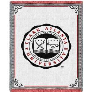  Fine Art Tapestry Clark Atlanta Univ Seal Throw Rectangle 