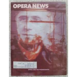  Opera News Magazine. August 1980. Single Issue Magazine 