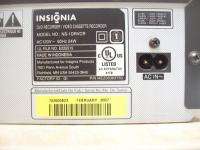 Insignia NS 1DRVCR Recorder VCR Combo NS1DRVCR TESTED STORE RETURN AS 