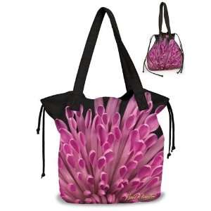  Pack Of 2  Best Quality Cinch Tote Bag Pink Spider Mum Set 