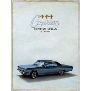 Caprice Custom Sedan By Chevrolet (Sales Brochure 