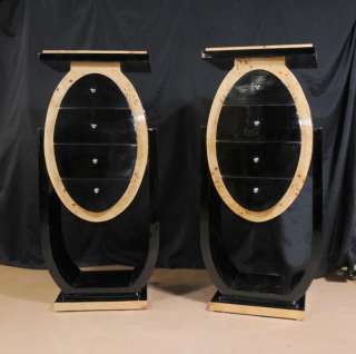 Retro Art Deco Bedside Cabinets Chests Tables  
